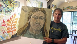 McConnell in His Studio