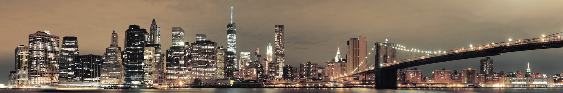 skyline of New York.