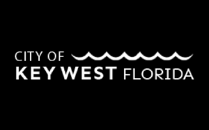 City of Key West Florida on black logo.