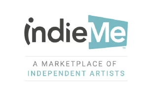 IndieMe- A marketplace of Independent Artists, logo.
