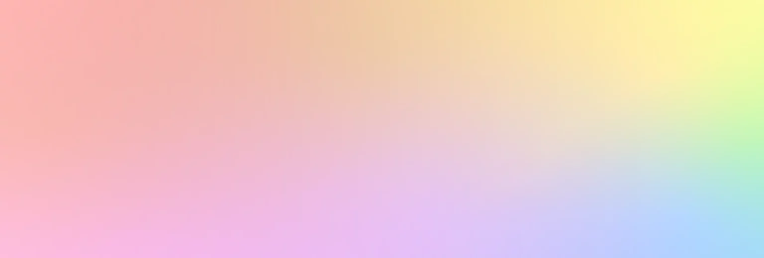 pastel rainbow gradient.